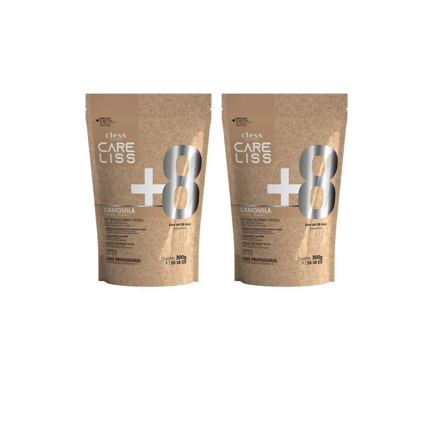 Care Liss Po Descolorante Camomila 300g - Kit 2un