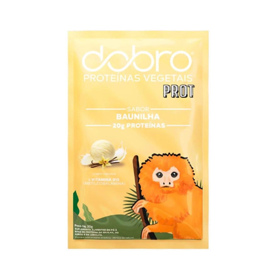 Dobro Proteína Vegana em pó Sport Protein Baunilha 30g