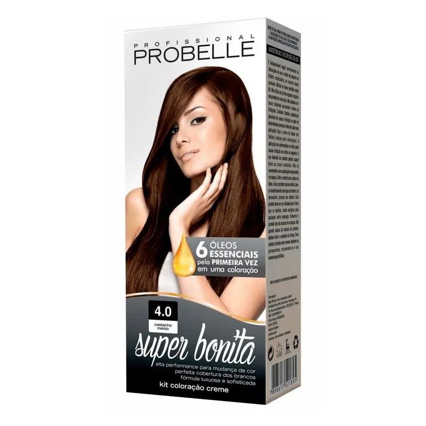 Probelle Tintura Super Bonita 4.0 Castanho Médio