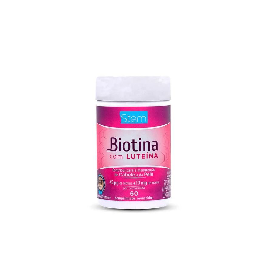 Plus Biotina com Luteína Stem Pharmaceutical com 60 comprimidos