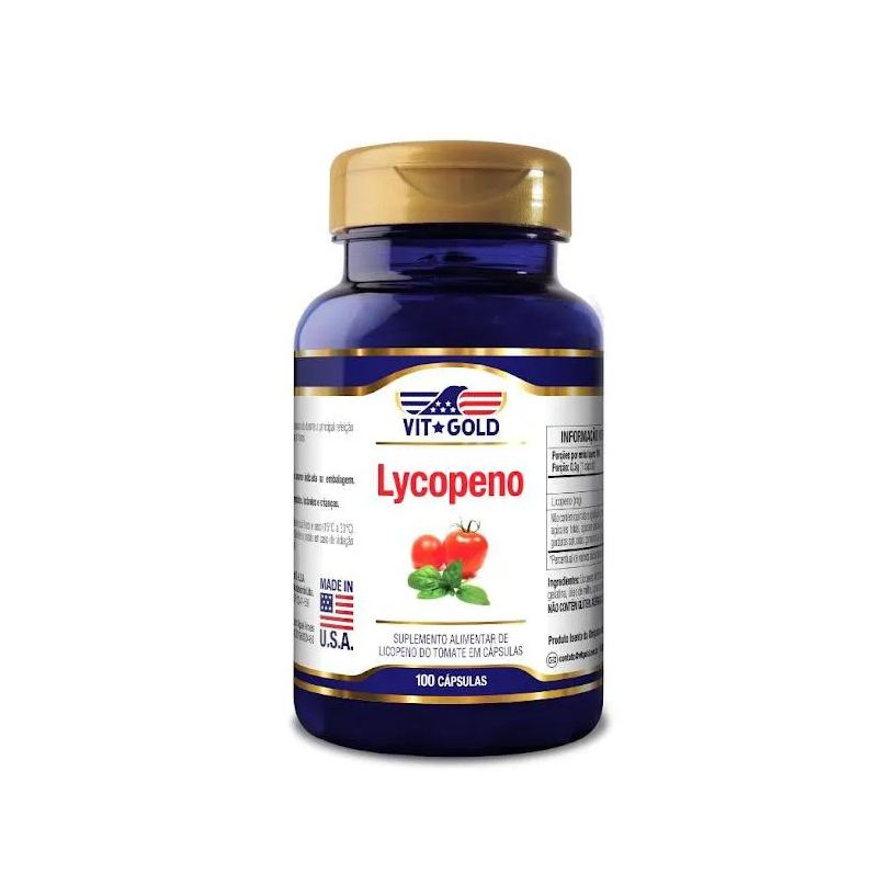 Vit Gold Licopeno de Tomate Vitgold 100 Cápsulas