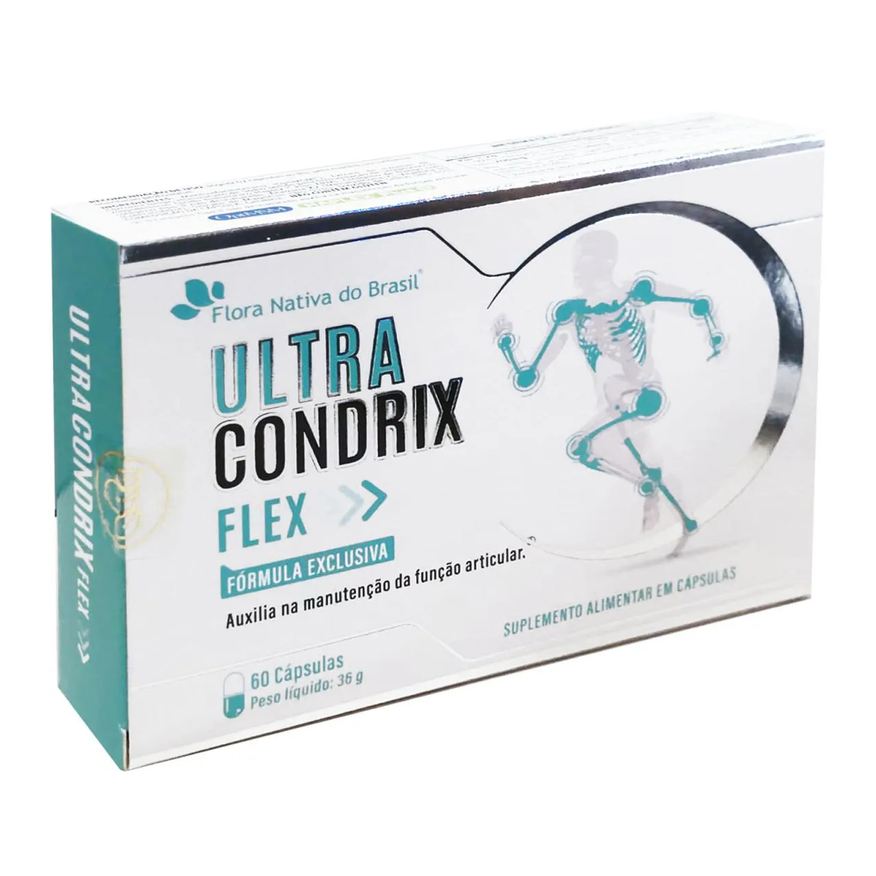 Flora Nativa Do Brasil Colágeno Tipo Ii Optimsm e Vitaminas D3 e K2 - Ultra Condrix sem Sabor