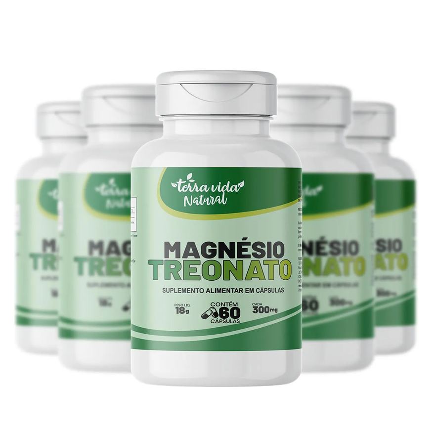 Terra Vida Natural Kit 5 Magnésio Treonato