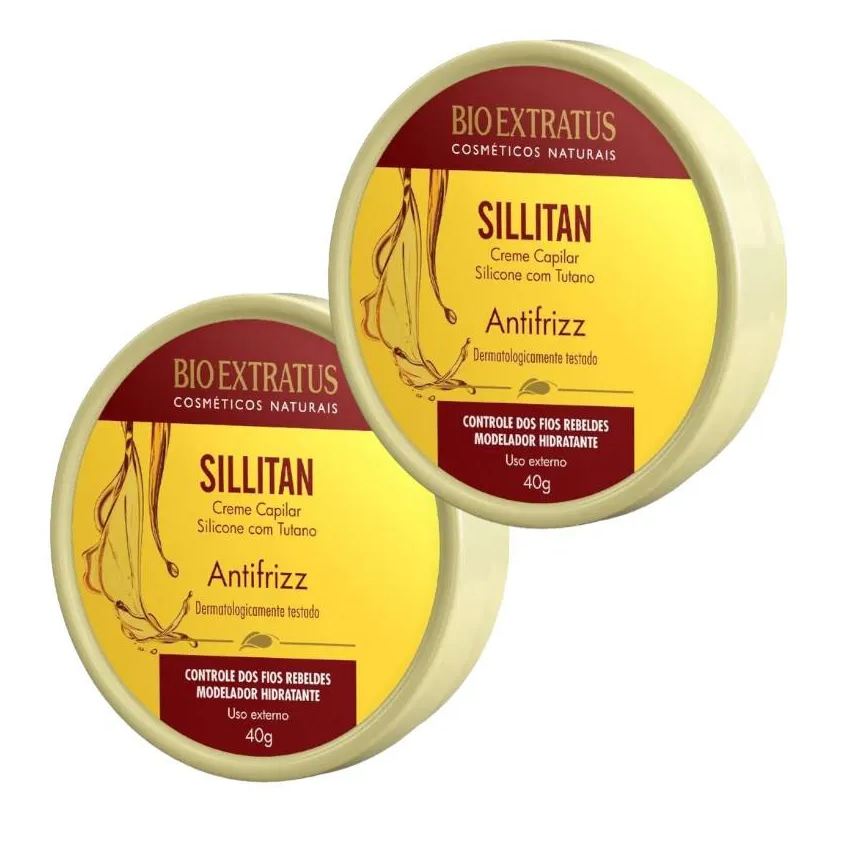 Bio Extratus Kit 2 Creme Capilar Sillitan Antifrizz 40g