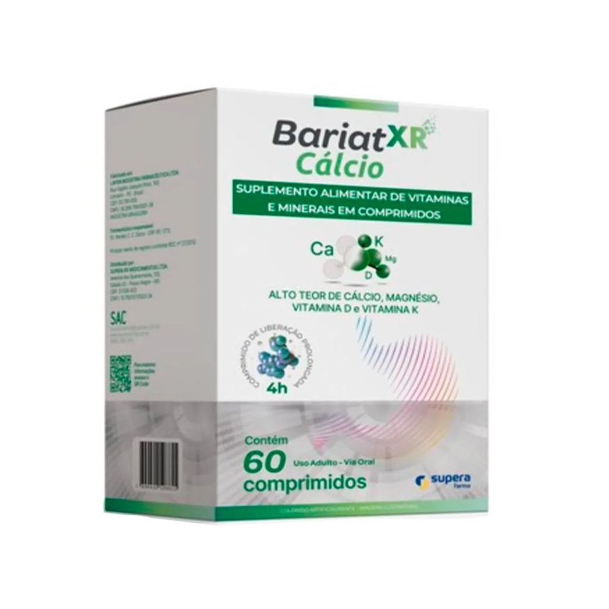 Bariat Cálcio XR com 60 Comprimidos de Liberação Prolongada