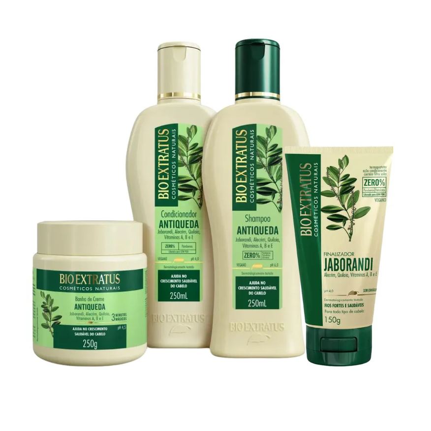 Bio Extratus Kit Jaborandi Sh Cond Máscara 250 Finalizador
