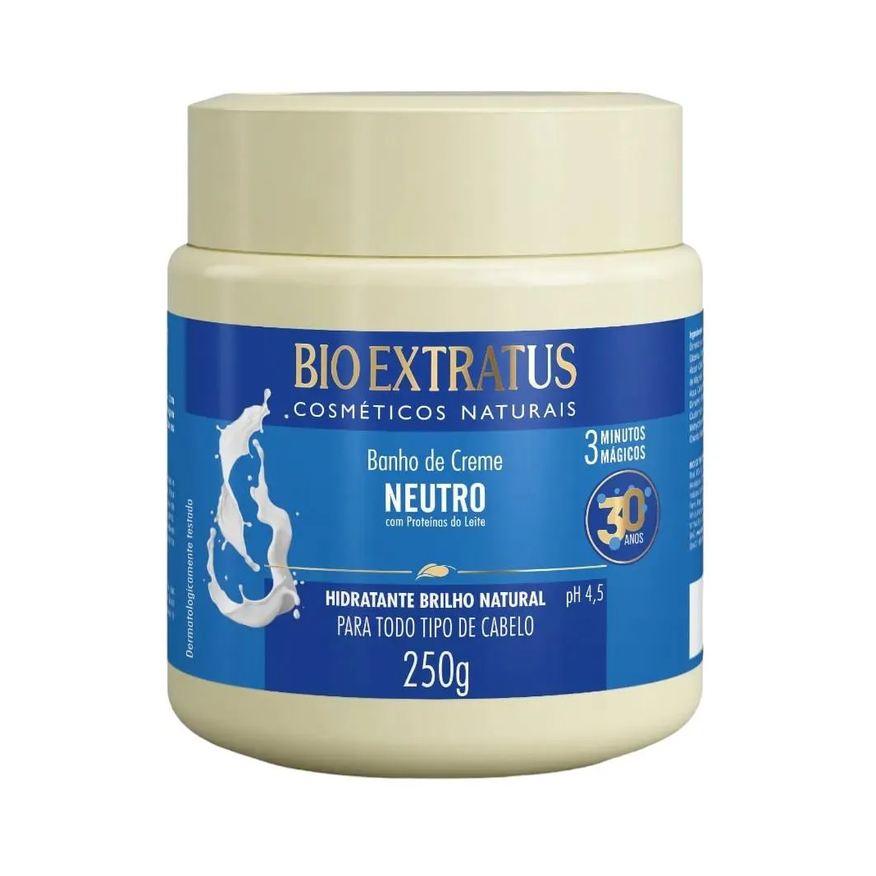 Bio Extratus Banho de Creme Brilho Natural Neutro 250g