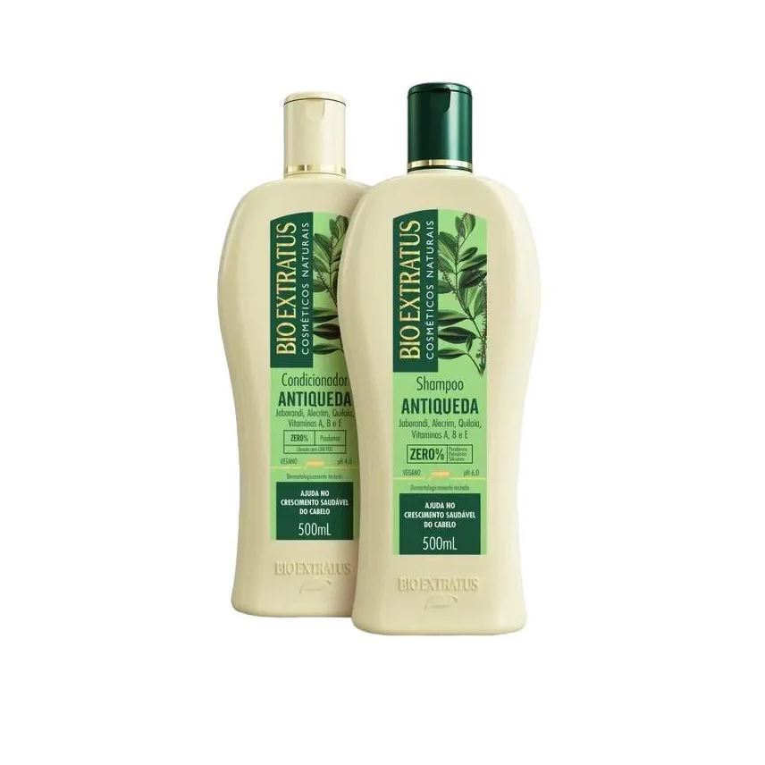 Bio Extratus Kit 1 Shampoo 1 Condicionador Antiqueda Jaborandi 500ml Bio Ext