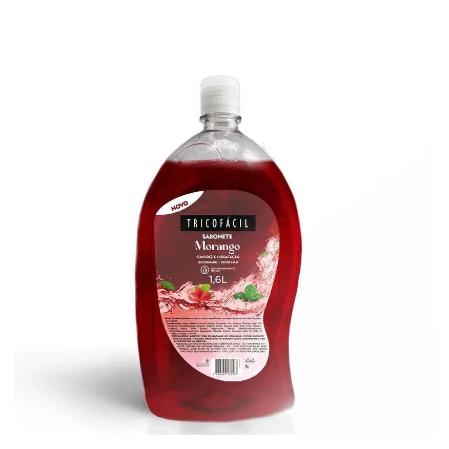 Tricofácil Sabonete Morango 1,6l
