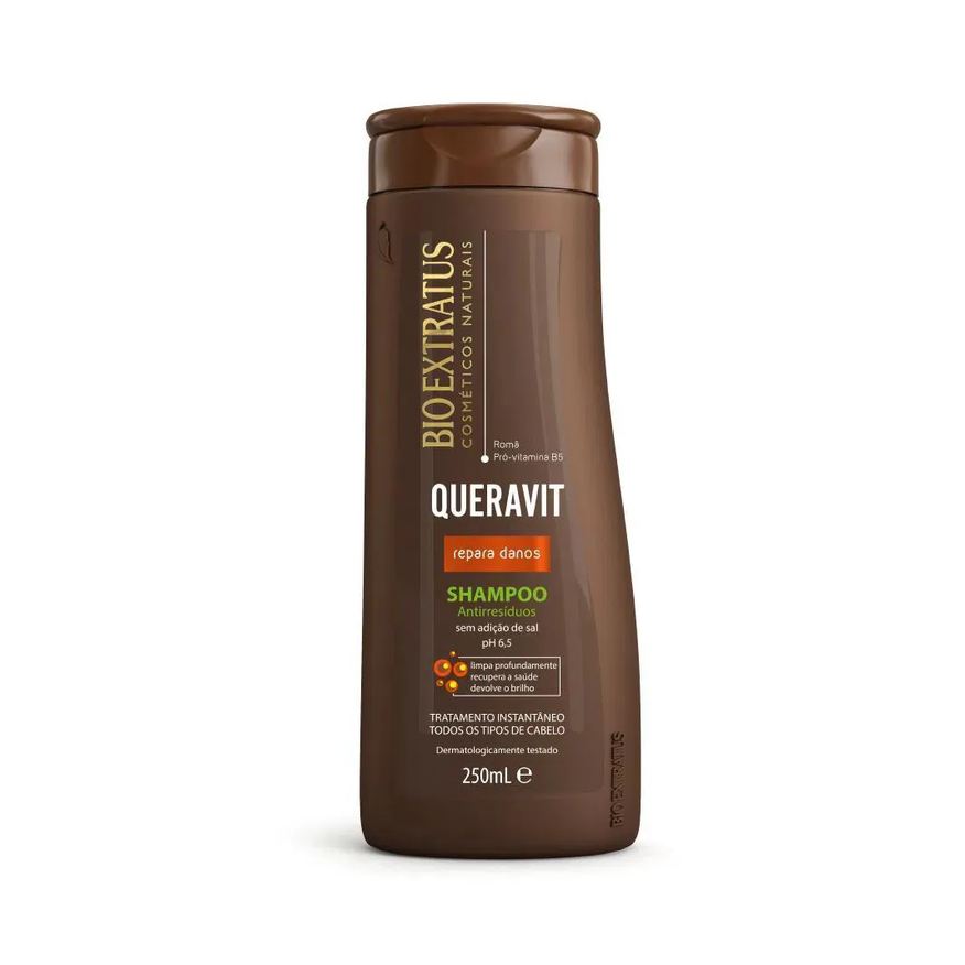 Bio Extratus Shampoo Antirresíduos Limpeza Profunda Queravit 250ml