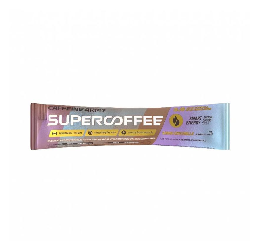 Caffeine Army Supercoffee 3.0 To Go Sachê (10g) - Sabor: Choconilla