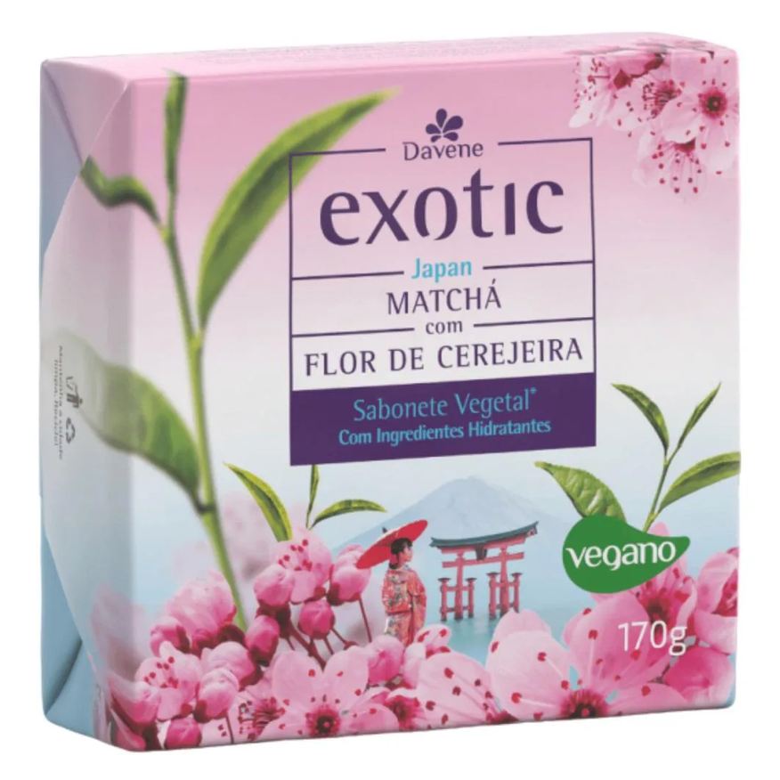 Davene Sabonete Vegetal Hidratante Japan Exotic 170g