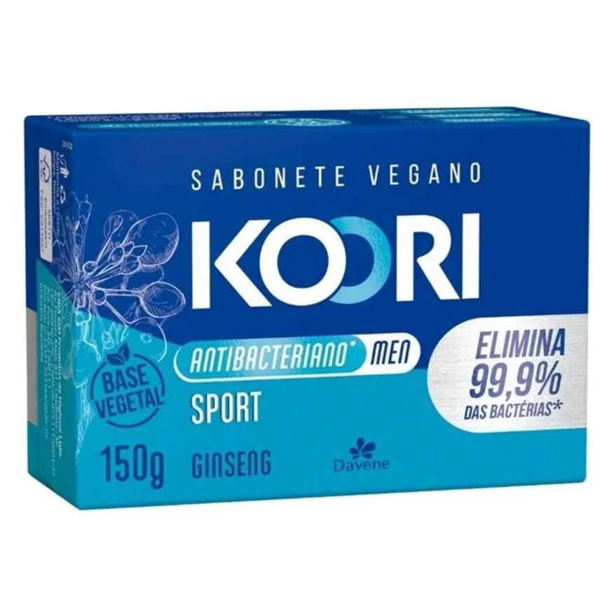 Davene Sabonete Vegetal Koori Antibac Sport Barra 150g