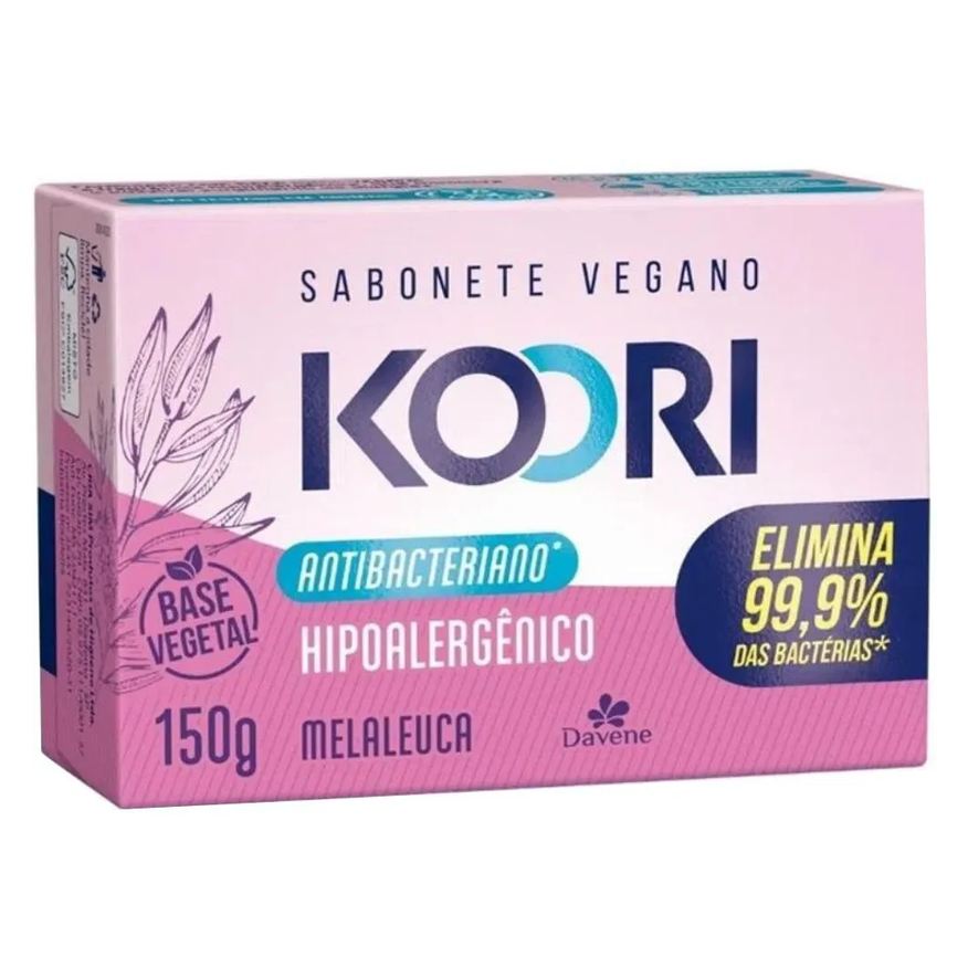 Davene Sabonete Vegetal Koori Antibac Hipoalergenico 150g