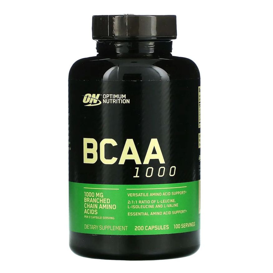 1000mg Bcaa 200 Capsulas – Optimum Nutrition