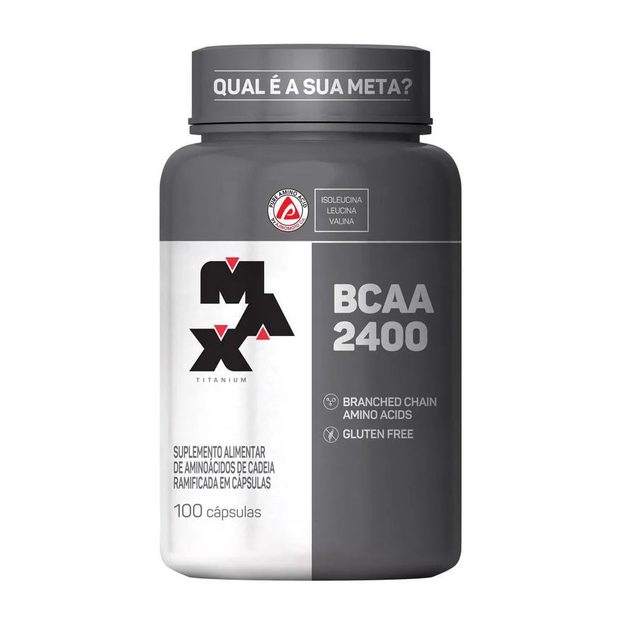 Max Titanium Bcaa 2400mg 100 cápsulas