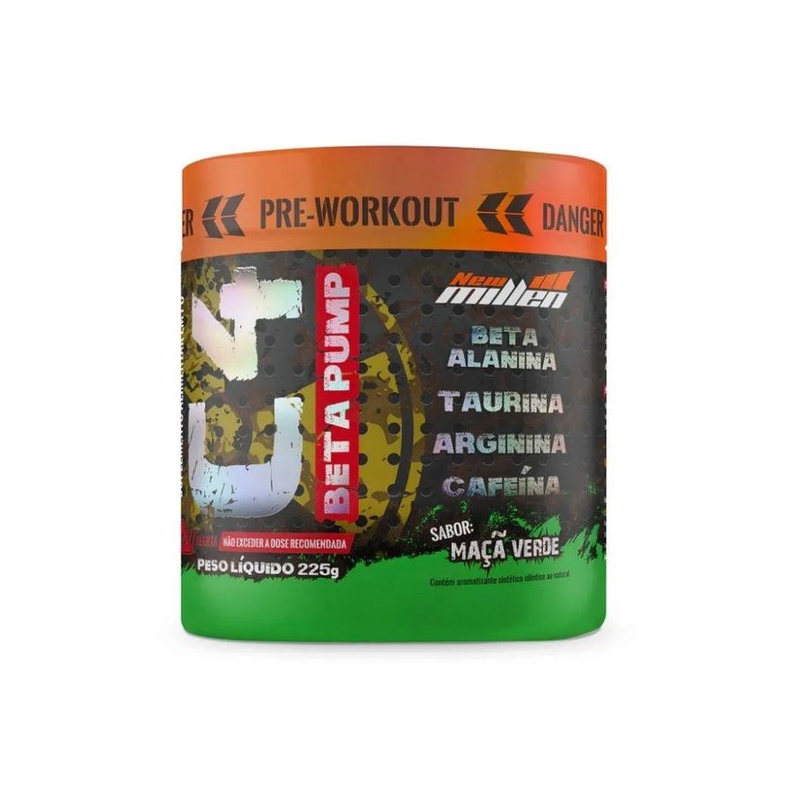 Beta C4 Pump (225g) – Sabor: Maçã Verde.