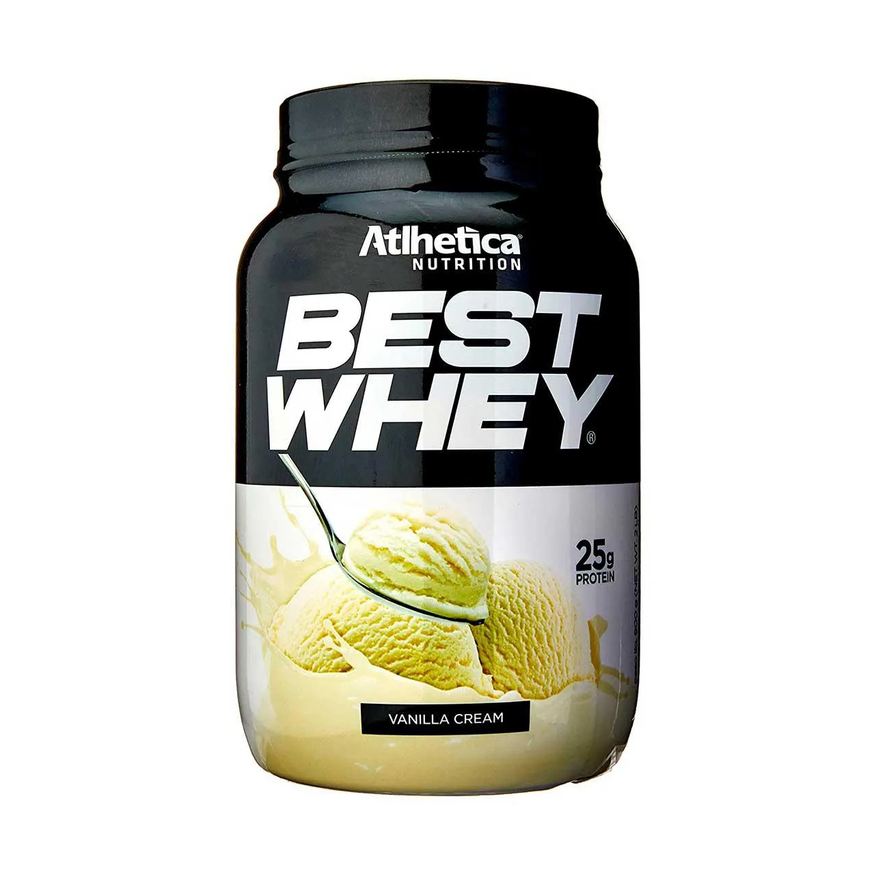 Protein Whey Best Whey Atlhetica Nutrition Vanilla Cream 900g