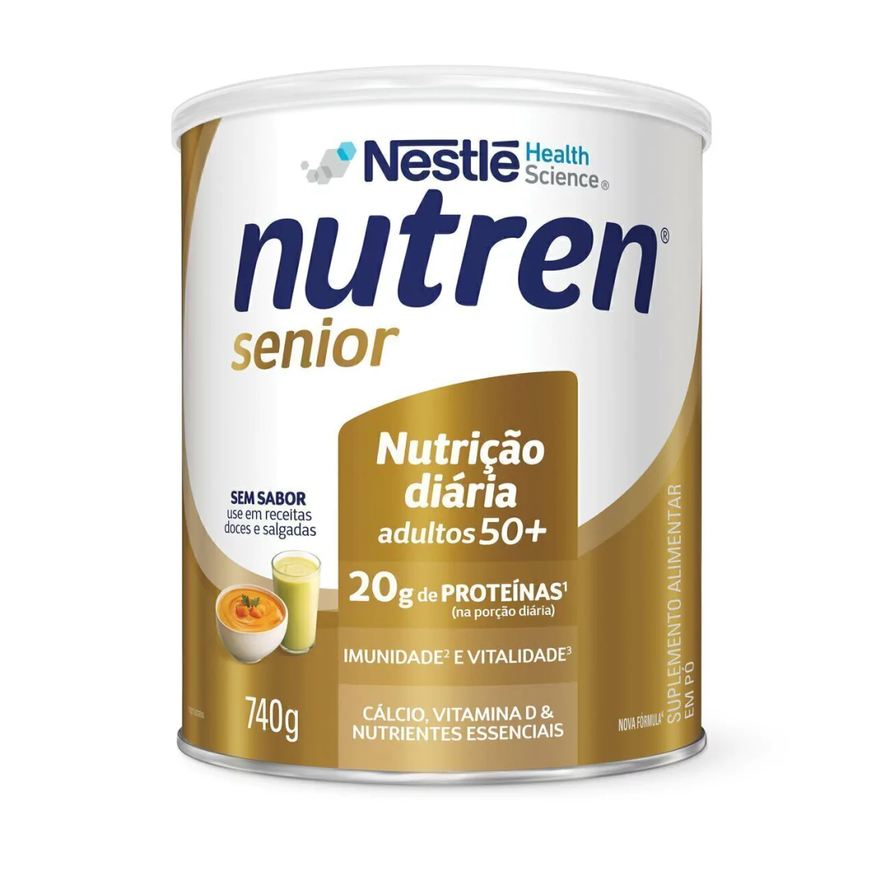 Alimentar Complemento Nutren Senior Sem Sabor 740g