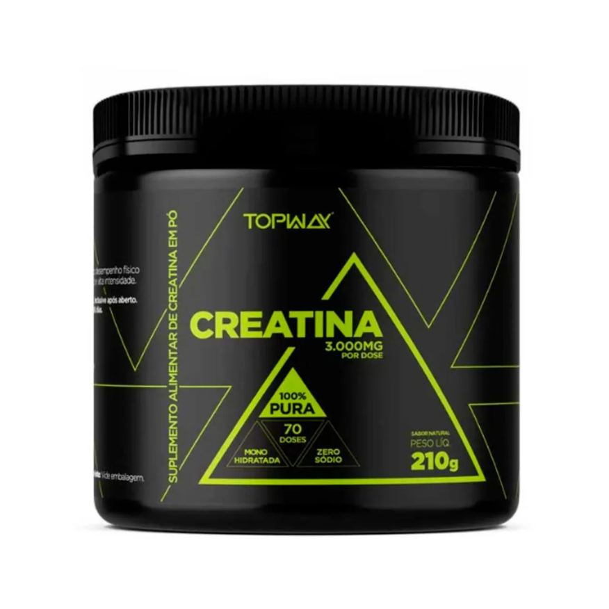 em Creatina Pó Topway 210g