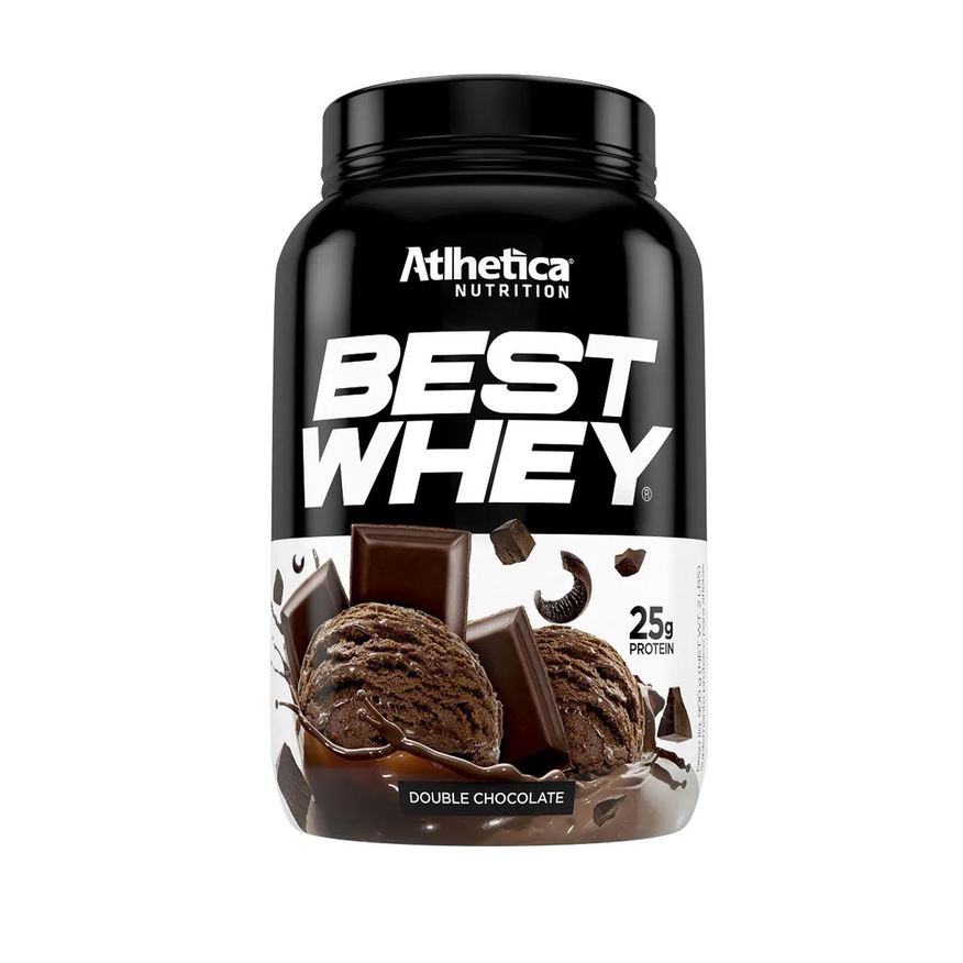 Protein Whey Best Whey Atlhetica Nutrition Chocolate Duplo 900g