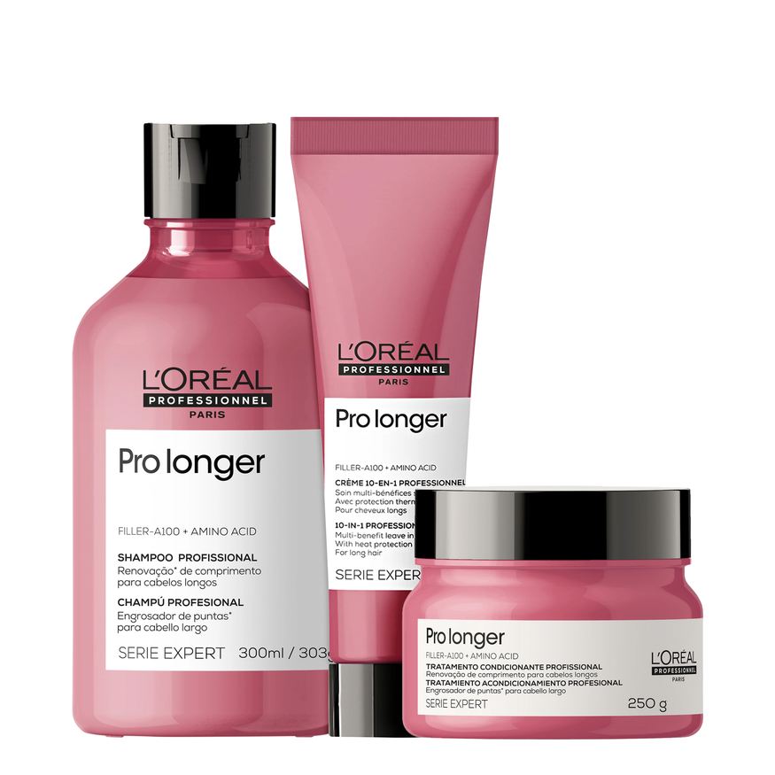 L’Oréal Kit Professionnel Serie Expert Pro Longer Preenchimento de Pontas (3 Produtos)