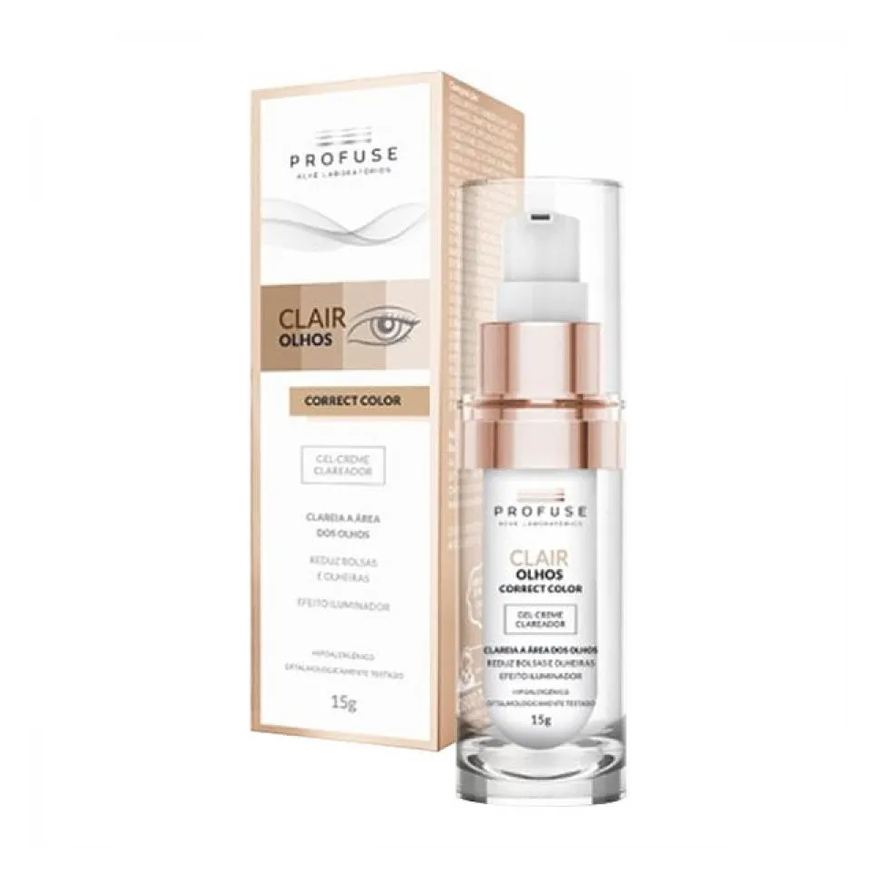 Creme Gel Clareador Profuse Clair Olhos Correct Color 15g