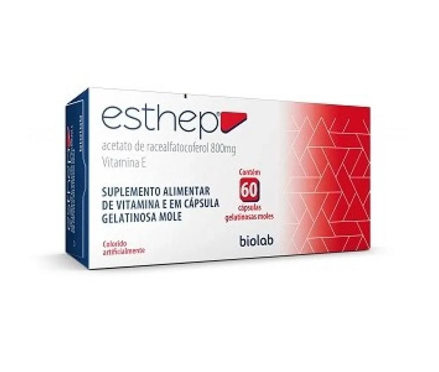 800mg Esthep 60caps – Racealfatocoferol