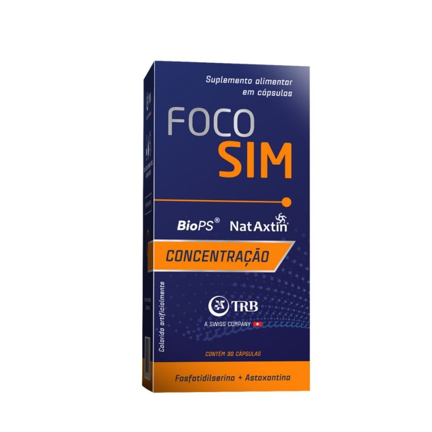 Sim Foco TRB 30 Comprimidos Fosfatidilserina + Astaxantina