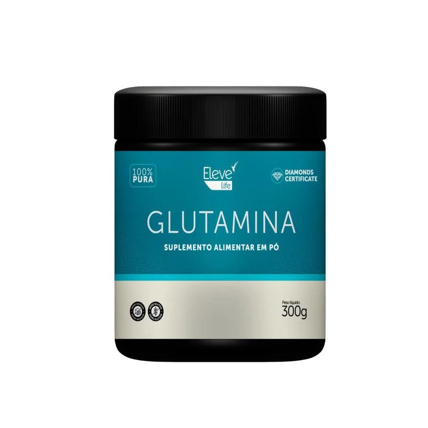 300g Glutamina – 1 Unidade Eleve Life + E-book