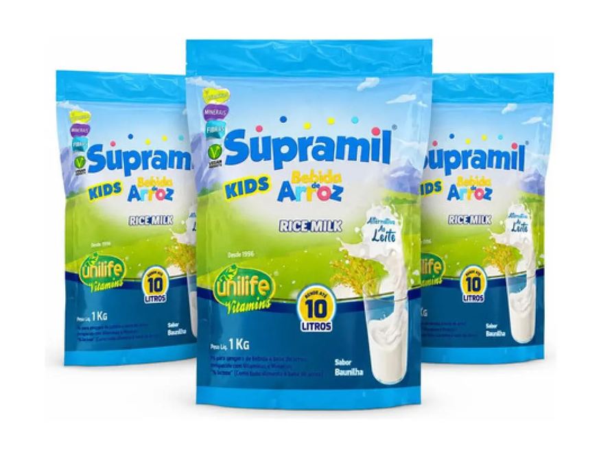Kit 3 Supramil Kids Baunilha 1kg – Unilife
