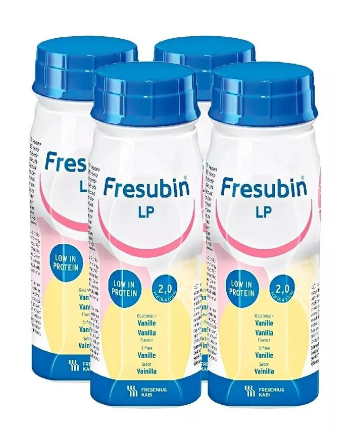Kit 4 Fresubin Lp Baunilha 200ml
