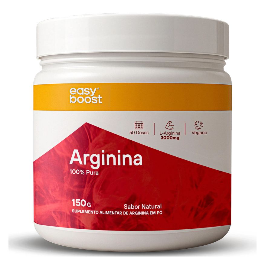 L – Arginina Easy Boost Arginina em Pó 3000mg 150g