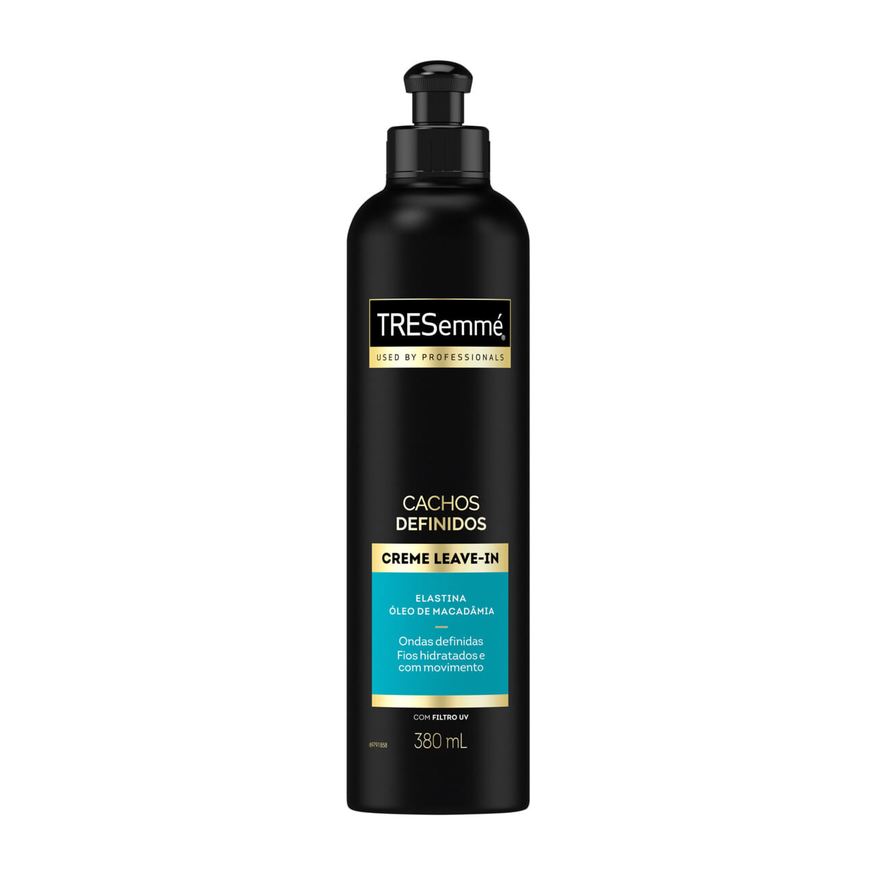 Tresemme Leave-In Tresemmé Cachos Definidos Elastina E Óleo De Macadâmia Com Filtro Uv Frasco 380ml
