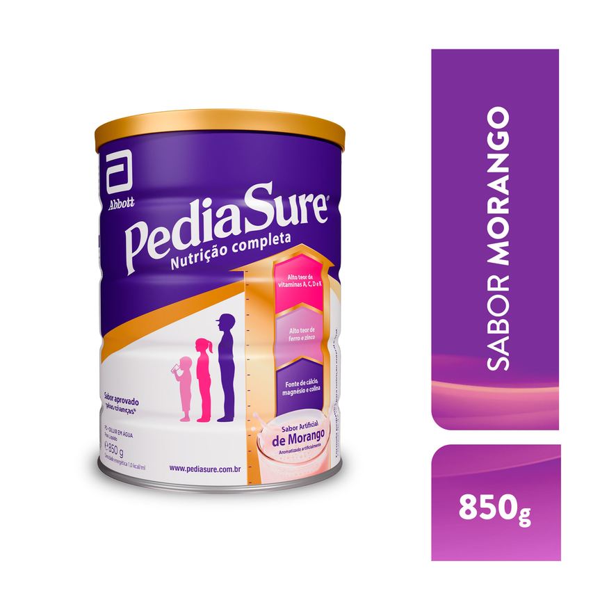 PediaSure Suplemento Alimentar Infantil Complete Sabor Chocolate +4 anos 850g