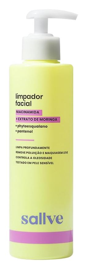 Sallve Gel de Limpeza Faciall com Niacinamida 300ml