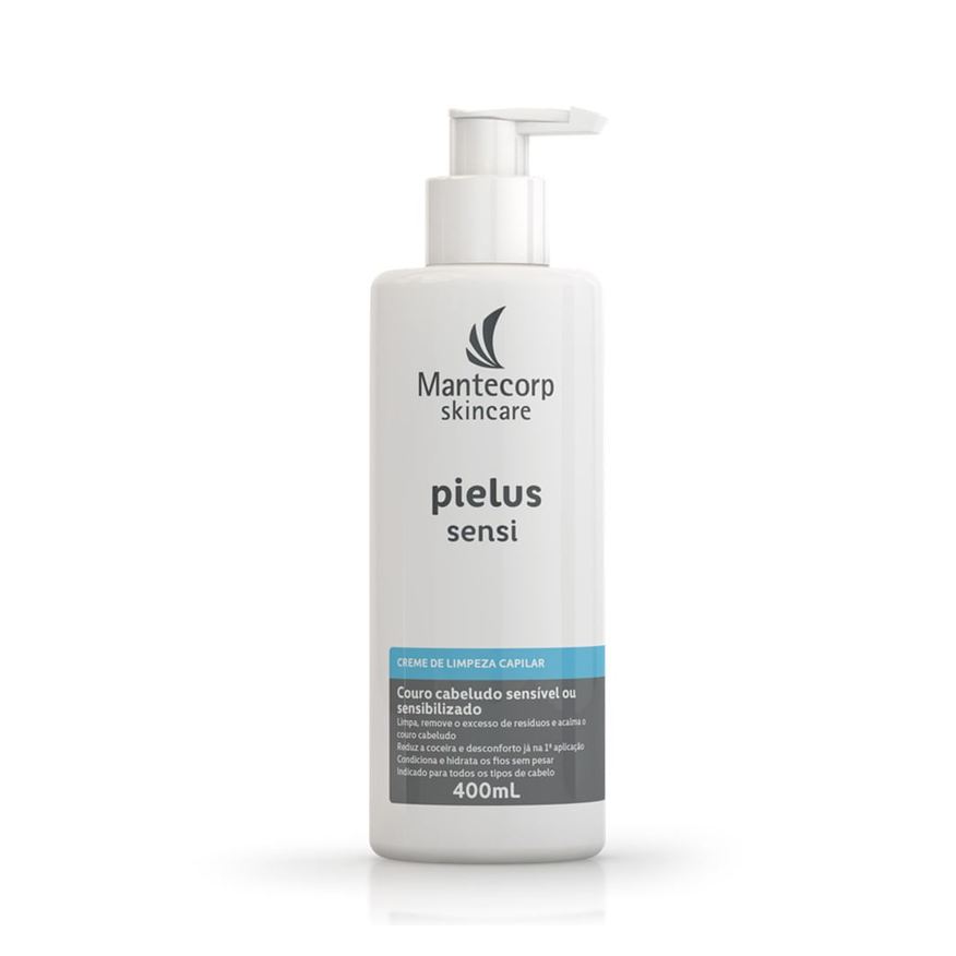 Pielus Creme de Limpeza Capilar Sensi Limpeza Suave 400ml