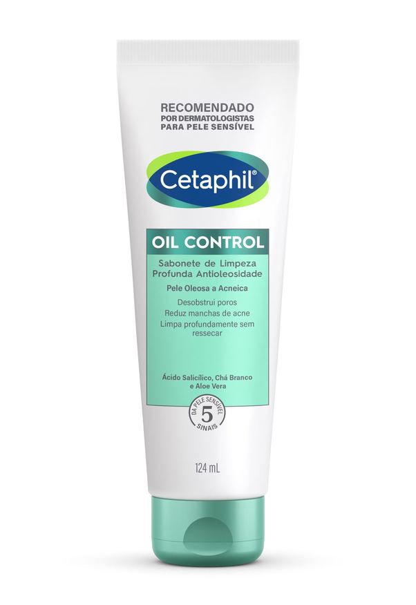 Cetaphil Sabonete Facial Oil Control Limpeza Profunda Anti Oleosidade 124ml