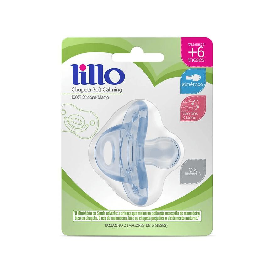 lillo Chup soft Calming 100% silicone Tam2 - azul