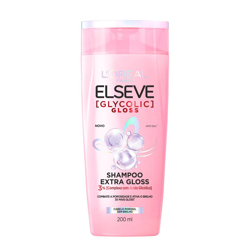 Elseve Shampoo Glycolic Gloss Extra Gloss 200ml