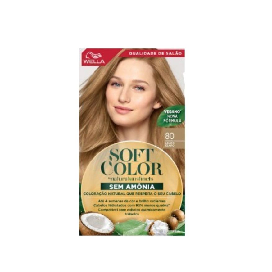 Soft color Tintura louro claro 80