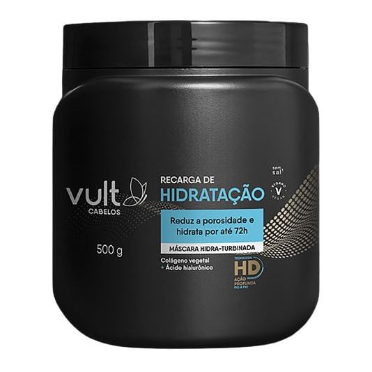 Vult Cabelo Máscara Capilar Vult Recarga de Hidratação 500g