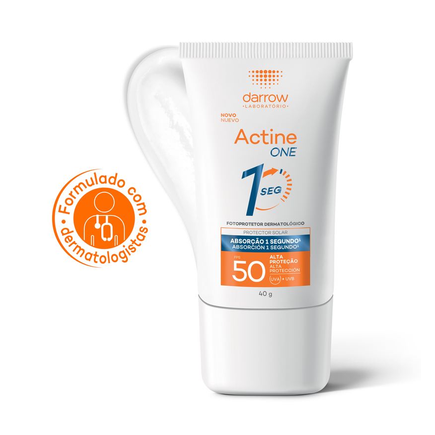 Actine Protetor Solar Facial One FPS50 Sem Cor 40g
