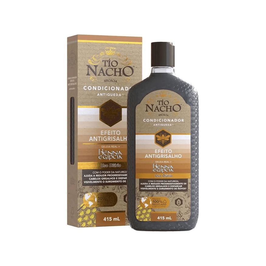 Tio Nacho Condicionador Tío Nacho Antigrisalho Antiqueda 415ml