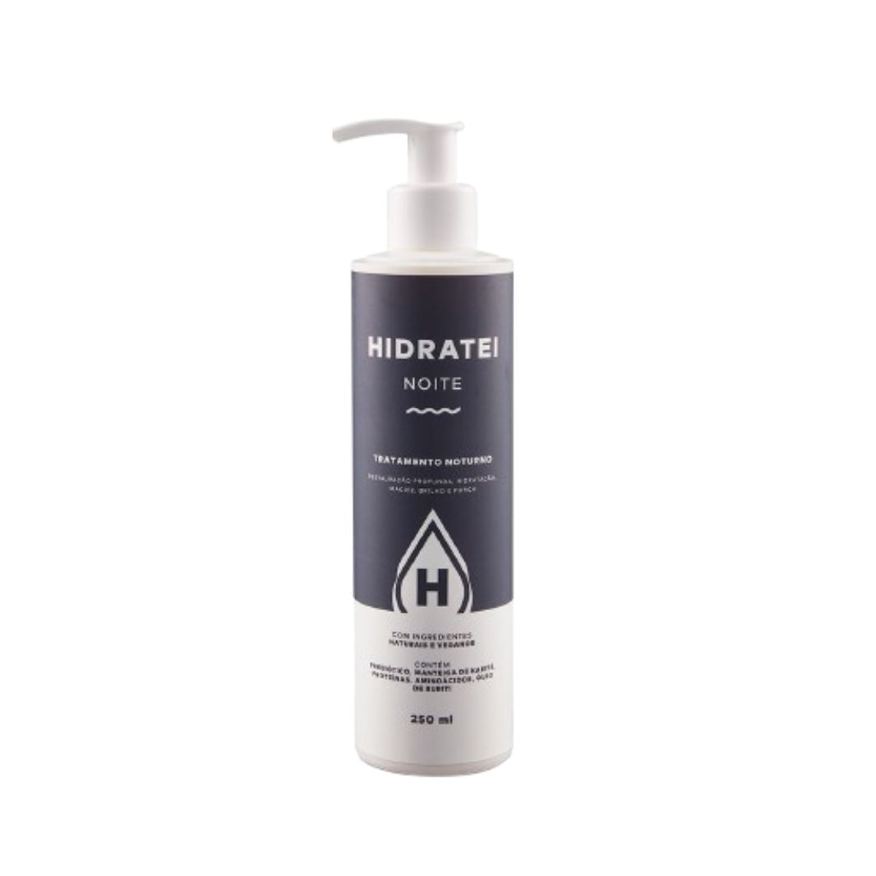 Hidratei Creme de Tratamento Capilar Noite Hidratação e Reconstrução 250ml