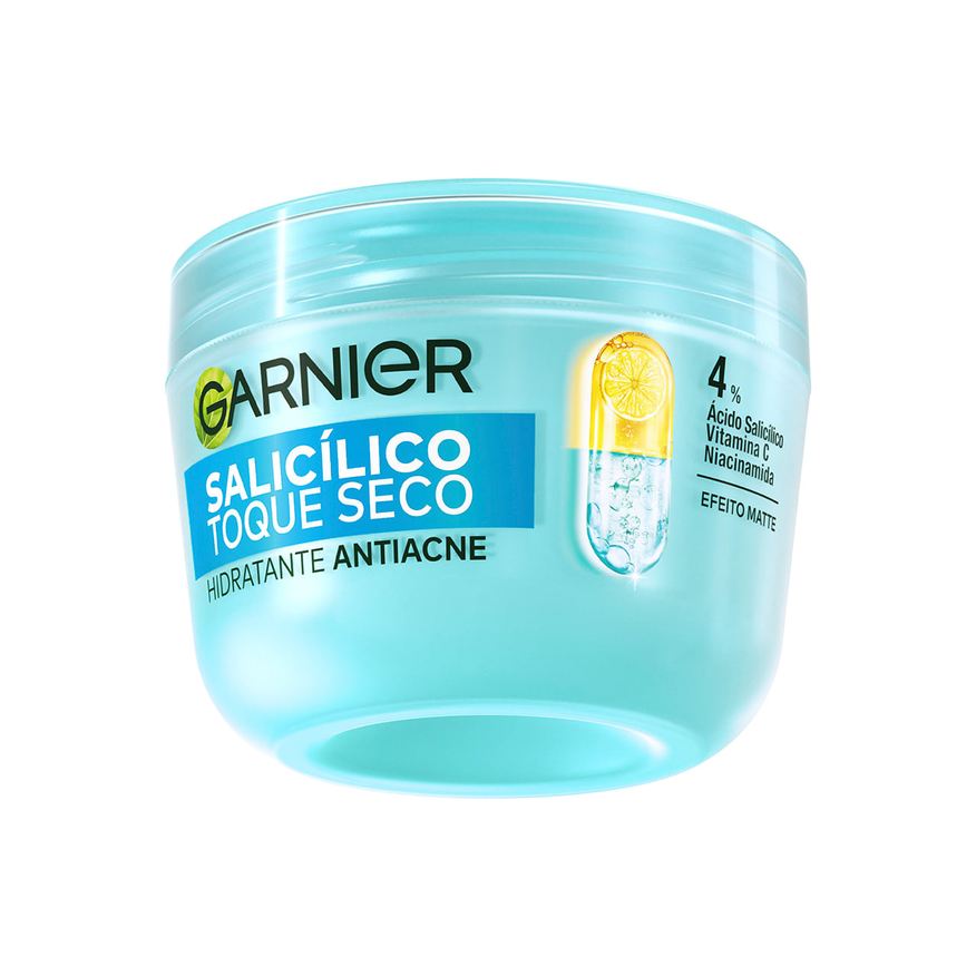 Garnier Hidratante Facial Antiacne Ácido Salicílico Toque Seco 85g