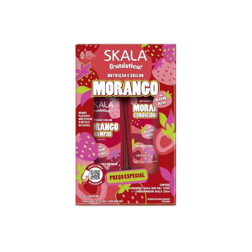 Skala Kit Shampoo Frutástica Morango 325ml 1 Unidade + Condicionador Skala Frutástica Morango 325ml 1 Unidade