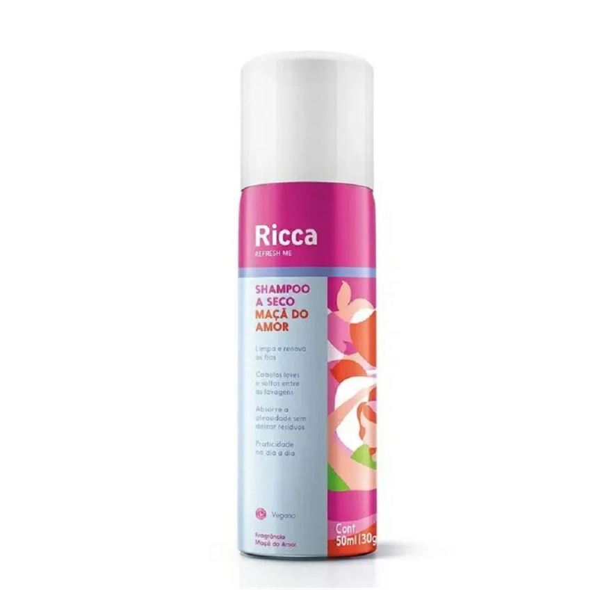 Ricca Shampoo A Seco Maçã Do Amor 50ml
