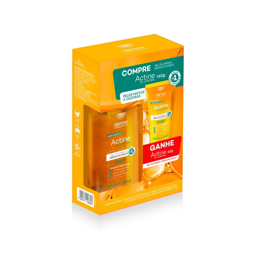 Darrow Kit Oil Control Gel De Limpeza 140g Ganhe Gel De Limpeza 40g