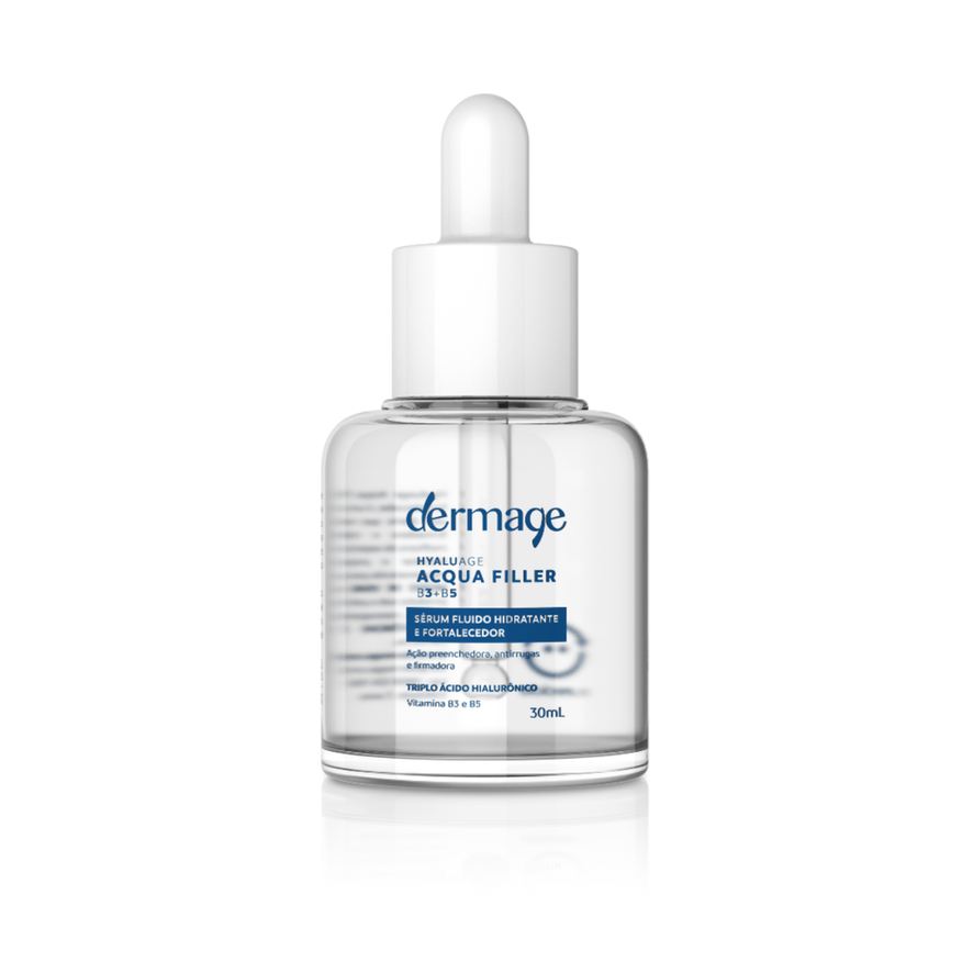 Dermage Sérum Fluido Hidratante E Fortalecedor Hyaluage Acqua Filler B3 + B5 30ml